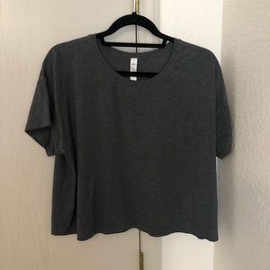 Lululemon crop T grey